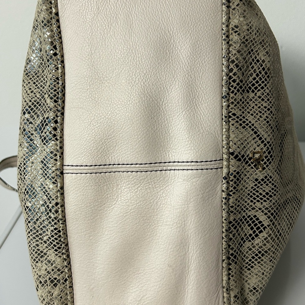 Diane Von Furstenberg Python Embossed Leather Buc… - image 6